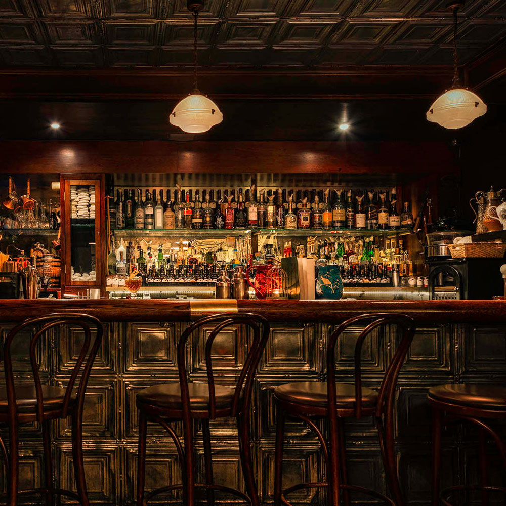 The Nightjar Bar tables